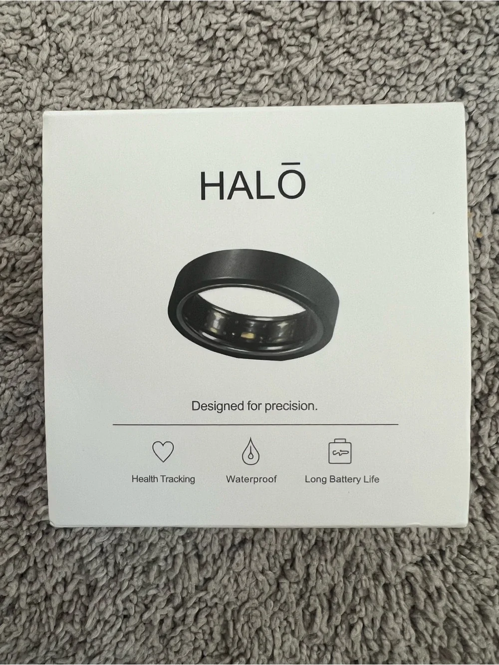 Halo 3 Smart Ring – Flora with Rose Gold Trim